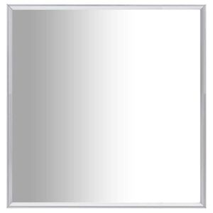 vidaXL Ogledalo srebrno 60x60 cm