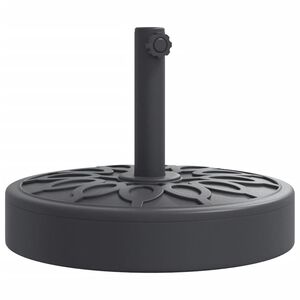 vidaXL Podstavek za senčnik za &Oslash;38/48 mm palice 25 kg okrogel