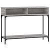 vidaXL Klubska mizica siva sonoma 100x30,5x75 cm inženirski les