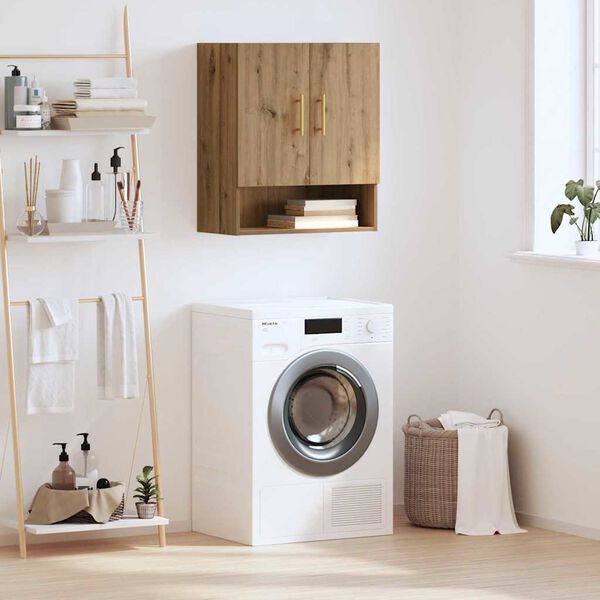 vidaXL Omarica na steni artisan hrast 60 x 31 x 70 cm Konstruiran les