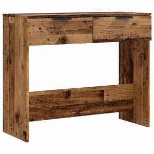 vidaXL konzolna miza Old Wood 90x36x75 cm inženirski les