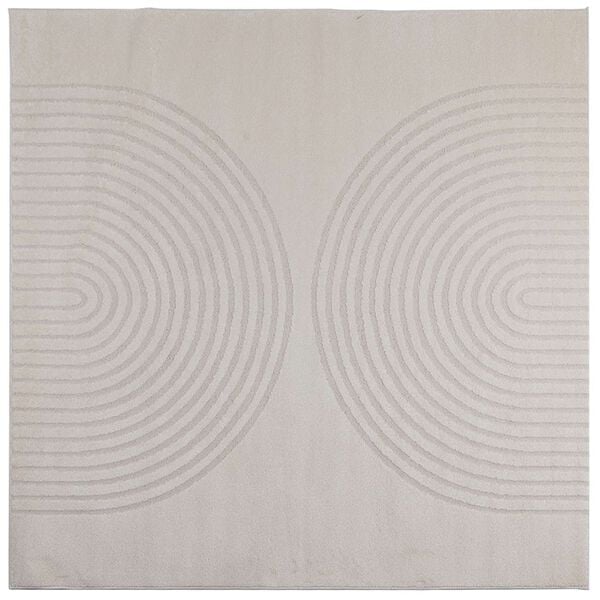 vidaXL Preproge za povr&scaron;ine Kvadrat HUARTE krema 240 x 240 cm