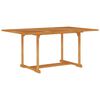 vidaXL Vrtna miza 150x90x75 cm trdna tikovina