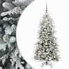 vidaXL Umetno Zložljivo Božično Drevo 150 cm 150 LED Toplo bela