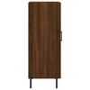 vidaXL Komoda rjavi hrast 34,5x34x90 cm inženirski les