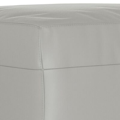 vidaXL Sedežna garnitura 4-delna z vzglavniki svetlo siva mikrovlakna