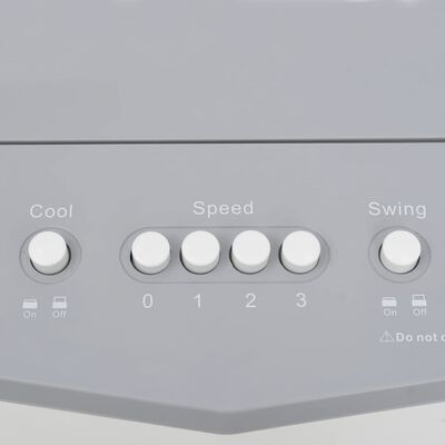 vidaXL 3 v 1 prenosni hladilnik zraka bel 264x255x680 mm 80 W