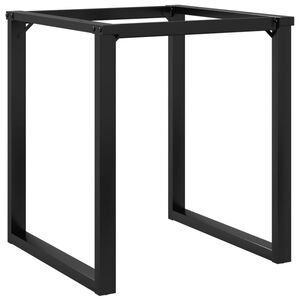 vidaXL Noge za jedilno mizo O-okvir 70x70x73 cm jeklo