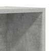 vidaXL Stenska TV omarica betonsko siva 37x37x107 cm iverna plo&scaron;ča