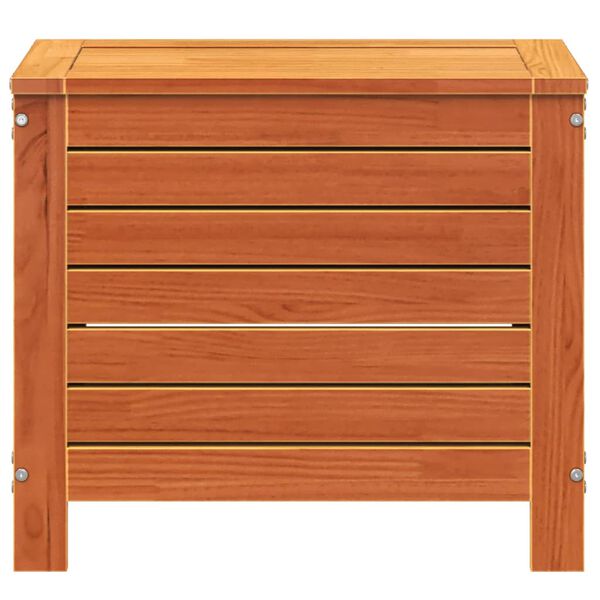 vidaXL Vrtni stolček za noge vo&scaron;čeno rjav 62x31,5x52 cm trdna borovina