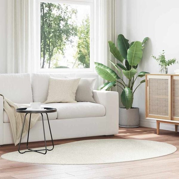 vidaXL Preproge za povr&scaron;ine krema 140 x 200 cm Poliester