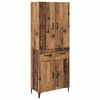 vidaXL Visok predalnik Star les 69,5 x 34 x 180 cm Inženirski les