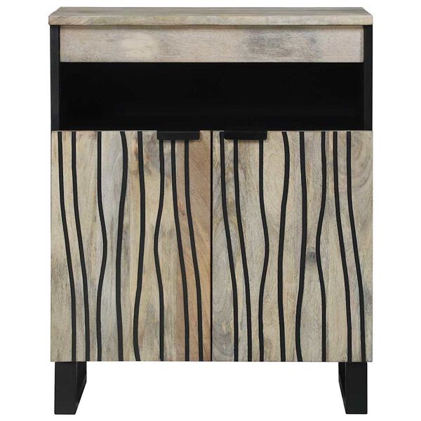 vidaXL Omare in policami za shranjevanje medijev Bela in črna