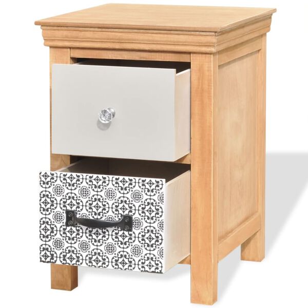 vidaXL Predalnik 34x34x46 cm Masiven Les