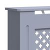 vidaXL Pokrov za radiator siv MDF 78 cm