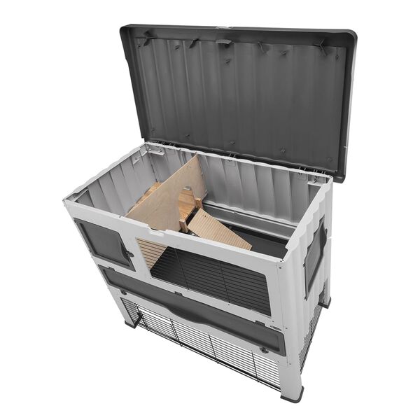 Ferplast Zajčnik Grand Lodge 120 plastičen siv