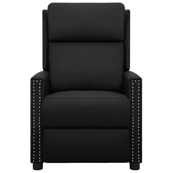 vidaXL Električni masažni stol črno umetno usnje