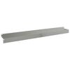 vidaXL Robovi trave 30 pcs 100 x 10 x 8 cm Jeklo Srebrna