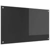 vidaXL Kuhinjski panel Temno siva 100 x 60 cm kaljeno steklo