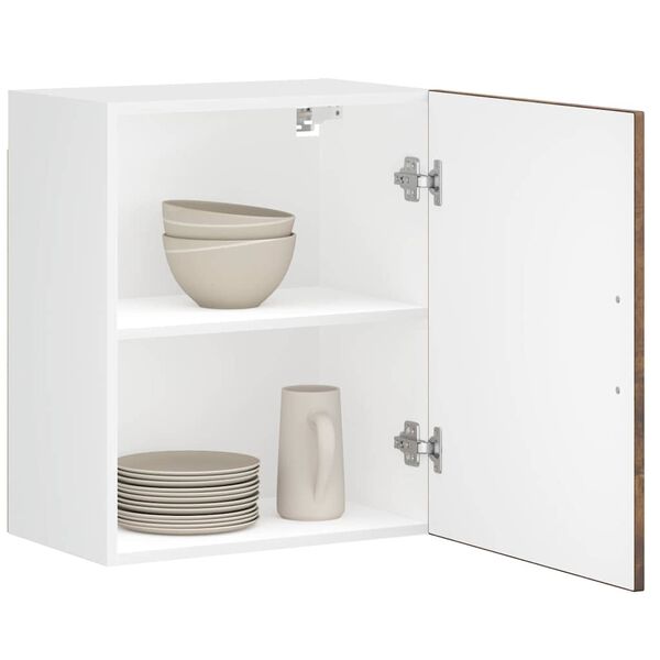 vidaXL Kuhinjske stenske omarice 2 kos Porto dimljen hrast inž. les