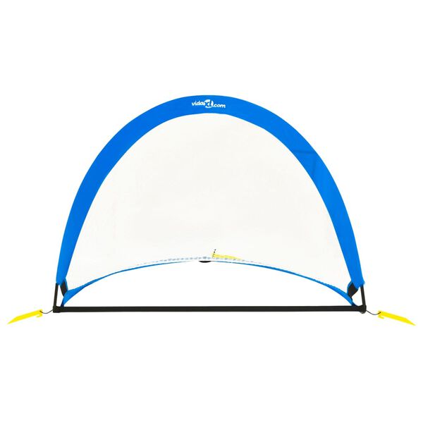 vidaXL Otroški nogometni gol 2 kosa s torbo 119x82x84,5 cm