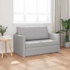vidaXL Sofa postelja 110cm Oblačno siva blago