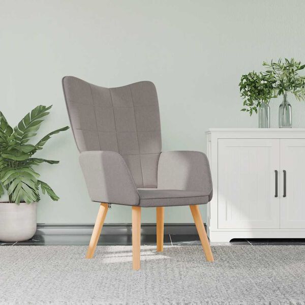 vidaXL Stol za spro&scaron;čanje taupe blago