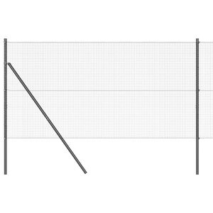 vidaXL Steber ograje. Siva