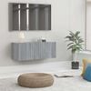 vidaXL TV omarica siva sonoma 80x30x30 cm inženirski les