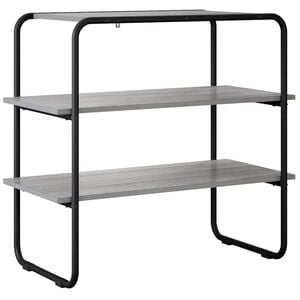vidaXL Konzolna miza Siva Sonoma 60 x 41 x 75 cm Inženirski les