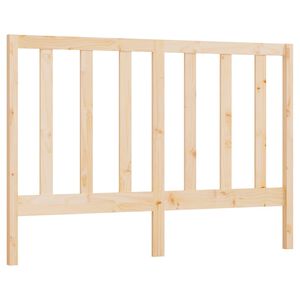 vidaXL Posteljno vzglavje 146x4x100 cm trdna borovina