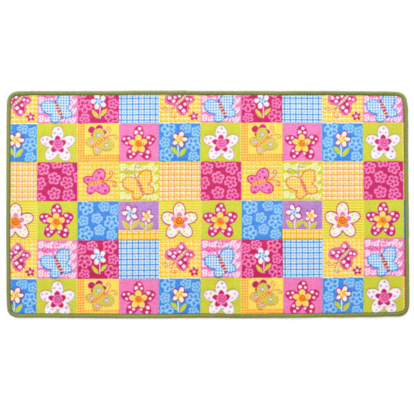 vidaXL Igralna preproga 133x180 cm metulji