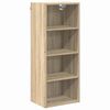vidaXL Viseča omarica Sonoma hrast 40 x 29,5 x 100 cm Konstruiran les