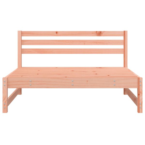 vidaXL Vrtni sredinski kavč 2 kosa 120x80 cm trden les douglas