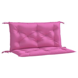vidaXL Blazina za vrtno klop 2 kosa roza 100x50x7 cm blago