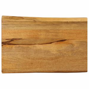 vidaXL Mizna plo&scaron;ča 60x40x3,8 cm naraven rob trden mangov les