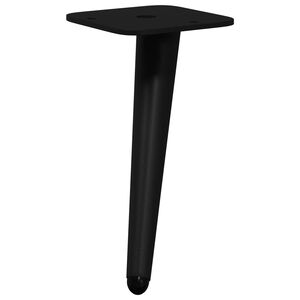 vidaXL Stojala 2 kos Črna 56 x 56 x 100 mm elezo