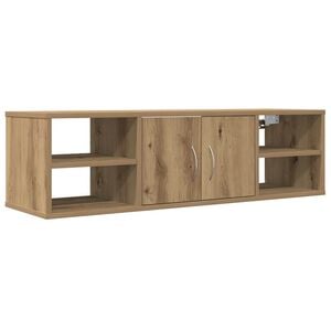 vidaXL Stenska omarica artisan hrast 101x30x29 cm inženirski les