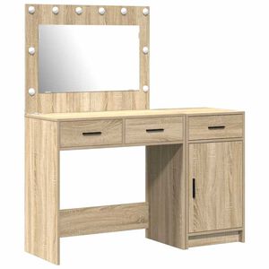 vidaXL Toaletna mizica 2 kos Rjava 40 x 41 x 75 cm Inženirski les