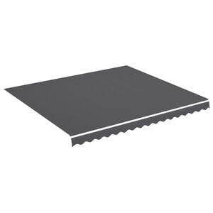 vidaXL Nadomestno blago za tendo antracitno 380x345 cm poliester
