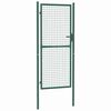vidaXL Ograjna vrata iz jekla 100x200 cm zelene barve