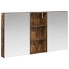 vidaXL Komplet omaric za kopalnico 3 kos 110 x 10,5 x 60,5 cm