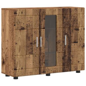 vidaXL Lesena omara Star les 88,5 x 30,5 x 73 cm Konstruiran les