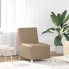vidaXL Modularna sofa enota brez naslonov 3 pcs Kapučino