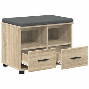 vidaXL Haldna klop Sonoma hrast 60 x 38 x 46 cm