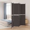 vidaXL Paravan 4-delni rjav 200x220 cm blago