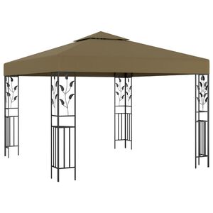 vidaXL Paviljon 3x3 m taupe 180 g/m&sup2;