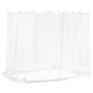 vidaXL Komar mreža za gazebo 220 mreža 220 mreža Bela 2 x 2 x 2 m