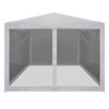 vidaXL Vrtni šotor s 4 mrežastimi stranicami 4x3 m