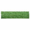 vidaXL Balkonsko platno z zelenim listjem 300x75 cm